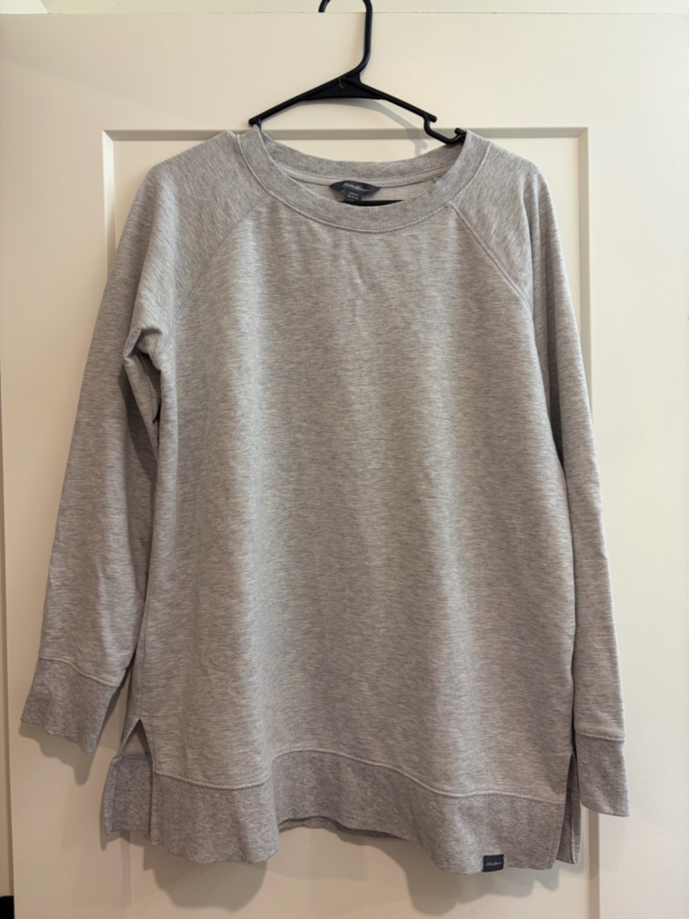 Eddie Bauer Light Gray Crewneck Sweatshirt